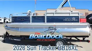 2026 Sun Tracker Bass Buggy 16 XL | Compact Pontoon with Big Value