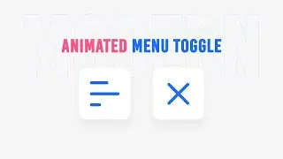 Create Hamburger Animation | Animated Animated Menu Toggle Button Responsive Navbar using JavaScript