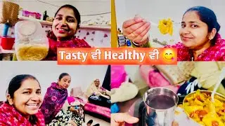 Healthy Pasta & Beetroot Hot Drink 😋 | Simple Home Cooking Vlog | #kaurneena 