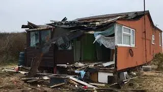 Demolition of clifftop homes at Hemsby continues