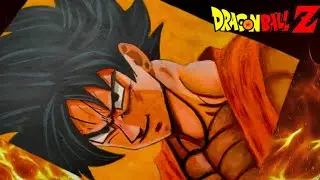 &ldquo;🔥 GOKU Painting | Powerful Dragon Ball Z Artwork | Step by Step Realistic Drawing&rdquo;