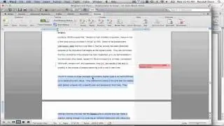 Mac OSX - Tracking Changes in Word