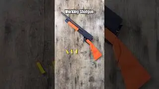 ORIGAMI WORKING SHOTGUN PAPERCRAFT TUTORIAL | DIY PUMP-ACTION SHOTGUN FROM PAPER STEP BY STEP EASY