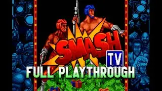 Smash T.V. Full Playthrough (Sega Genesis, 1990) 📺💥