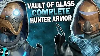 Complete Vault of Glass Hunter Armor with NEW Ornaments!