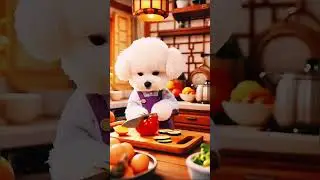 Dog chef cooking #shorts