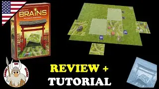 How to play Brains Japanese Garden | Review & Tutorial (ENGLISH) | Board Game | Games On Board