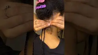 How to add in braiding hair pieces for diy knotless braids..#diyknotlessbraids #knotless #diyhair