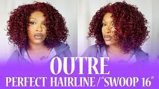 Парик Outre Perfect Hairline Swoop Series, бесклеевой, 13x4 HD, с фронтальной частью из кружева -...