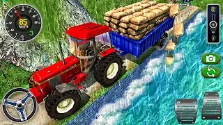 Real Tractor Trolley Cargo Simulator - Farming Driving Truck 3D - Best Android GamePlay