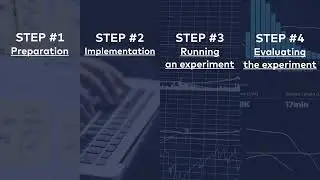 A/B Testing Course 018: The 4 steps of executing an A/B test