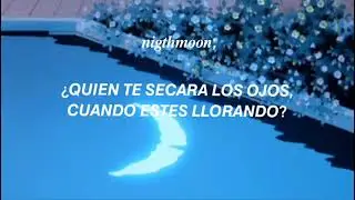 ¿quien te secara los ojos cuando estés llorando..? 🥀