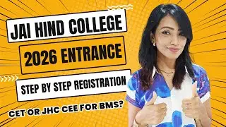 JAI HIND COLLEGE ENTRANCE EXAM 2026 | JHC CEE | STEP BY STEP REGISTRATION PROCESS | IMP DETAILS