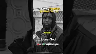 John 8:58 had him in a CHOKEHOLD🤪