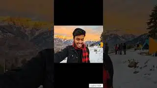 Snowfall Ke Beech Camping Experience | Real Winter Vlog ❄️🔥 #manali #exploreindia