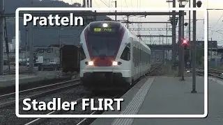 SBB Stadler Flirt in Prattlen, Switerland
