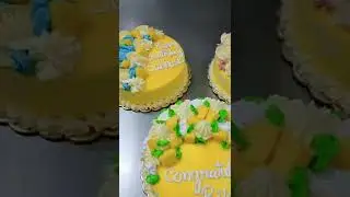 Mango glaze cake decorating | Mango cake Design | #mangocake#short#cakedesign#cakedecoratingideas
