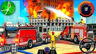 Fire Truck City Rescue Simulator 3D - 911 Emergency Firefighter Rescue Game - Android GamePlay