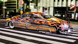 【ローライダー集結!!】深夜の街に集まるローライダー達!!/Japanese lowriders gathered together!!(1080p/60fps)