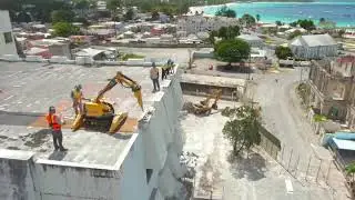 Deconstruction of the Old NIS Building