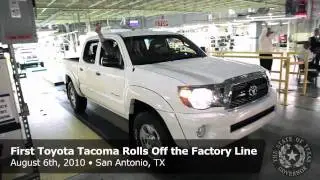 First Toyota Tacoma Rolls Off the Factory Line