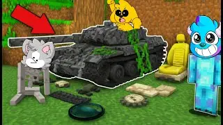 ENCONTRAMOS un TANQUE de GUERRA ABANDONADO en MINECRAFT!