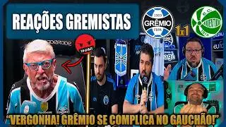REA&Ccedil;&Otilde;ES GREMISTAS - GR&Ecirc;MIO 1x1 JUVENTUDE - EMPATE FRUSTRANTE - VAMOS RIR DO GR&Ecirc;MIO!
