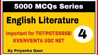 5000 MCQ&rsquo;s English Literature Series