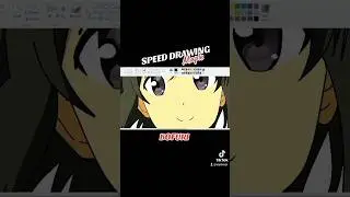 MAPLE 🍁 DRAWING Anime in Paint #mspaint #shorts #speedpaint #speeddrawing #bofuri