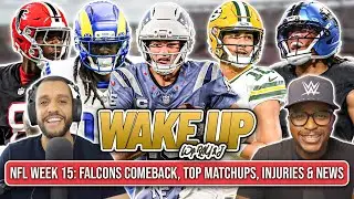 NFL Week 15: Falcons Comeback, Top Matchups, Injuries, News & Fantasy Playoff Start/Sit