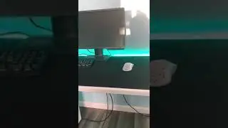 My desk has cool rgb lights