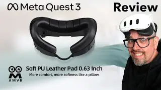Meta Quest 3  Zubeh&ouml;r - AMVR Leder Face Cover Review