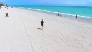DJI Phantom 4 Running in Miami Beach [ 4K ] UHD ★