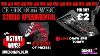 🔴 LIVE: Draw for a Scotty Cameron Studio Xperimental Putter