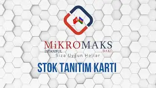 Mikro V16 Stok Tanıtım Kartı (Mikro v16 Eğitim)