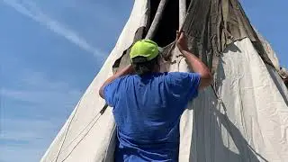 Culture As Prevention: Teepee Setup Demonstration with Anthony Yellowhair