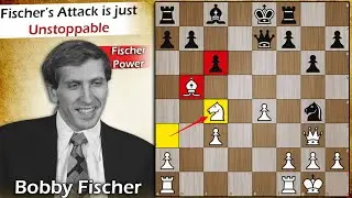 Fischer's Attack is just unstoppable | Fischer vs Celle 1964