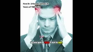 💡 How Dr. Urbanek Solved TMD Pain Using Inductive Reasoning | TMJ Innovation