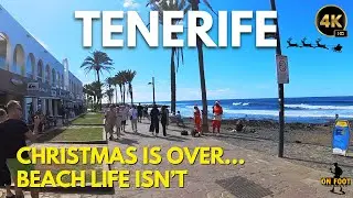 Tenerife – December 26, After Christmas Beach Life in Las Américas | Sun, Surf & Holiday Vibes 🌞🌊
