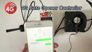 4G/LTE cellular telephone entry system GSM gate opener WH-120 PRO white case