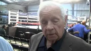Legendary boxing promoter Don Chargin with Bill Caplan in Salinas