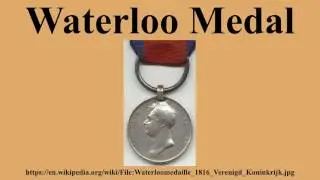Waterloo Medal