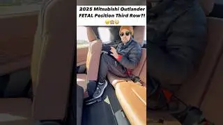 Is the Third Row in the Refreshed 2025 Mitsubishi Outlander Worth the Fetal Position??
