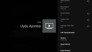 GOOGLE TV  ve ANDROID TV, TURKSAT (TKGS) UYDU KANAL TARAMA