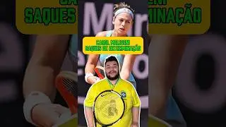 Carol Meligeni: Saques de Determina&ccedil;&atilde;o! 🎾🇧🇷🥇