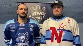 ROZHOVORY po zápase CORGONS NITRA vs HVIEZDY NITRA 6:3
