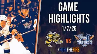 Основные моменты матча Flint Firebirds против Sarnia Sting - 07.01.2026