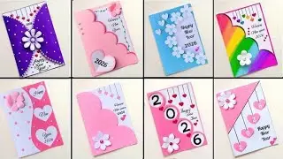 23 Happy New Year Greeting Card |Handmade Card ideas For New  Year's &diams;️ | Happy New Year 2026