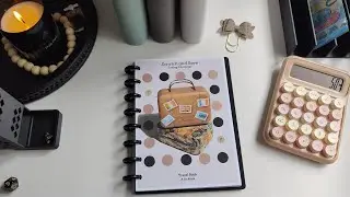 TRAVEL SAVING CHALLENGES BOOK | Long term sinking funds cash stuffing | SAVE 2K - 12 Boxes Challenge