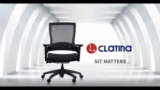 Clatina Mellet Black Mesh Executive Chair - Fully Adjustable & Ergonomic with BIFMA Certification